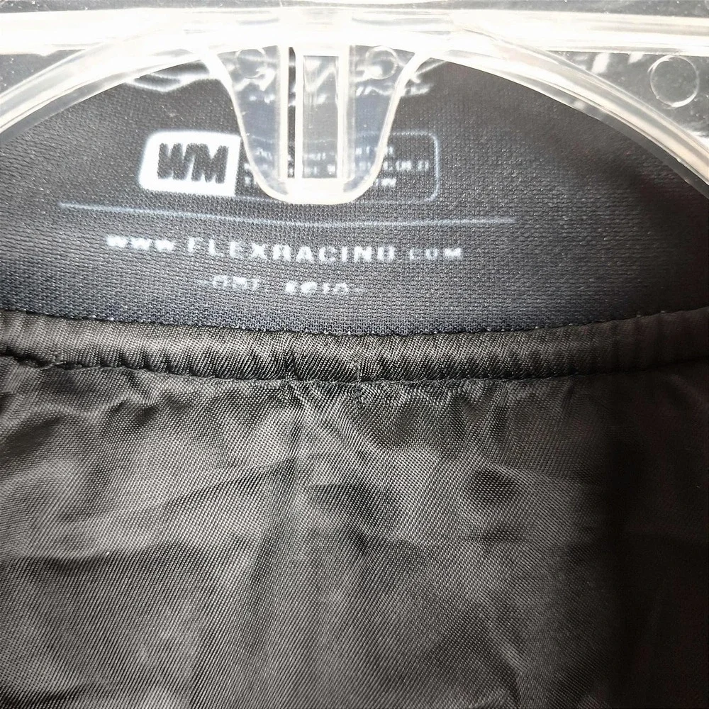 Flex Racing Yamaha Strack Racing Women Track Jacket Black‎ Full Zip Mock Neck WM